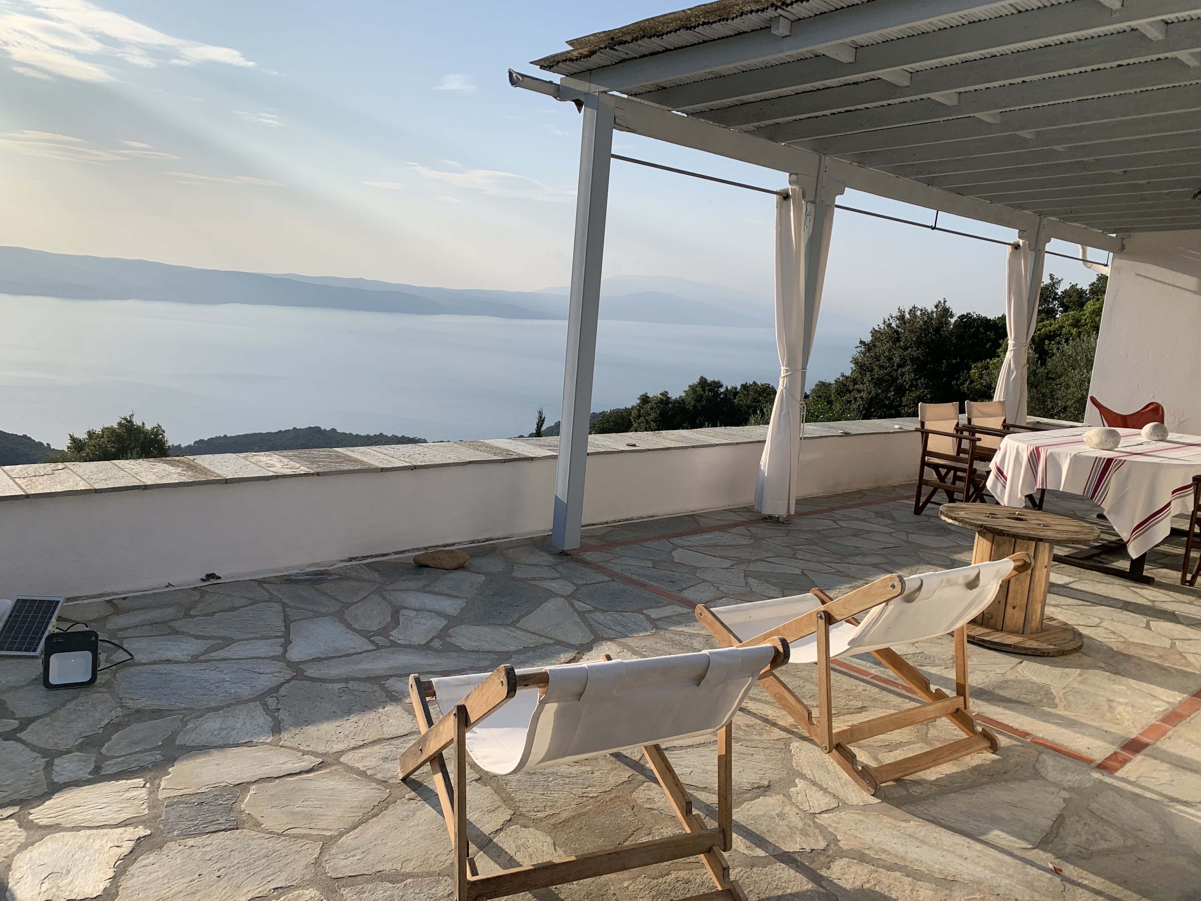 Outdoor dining terrace