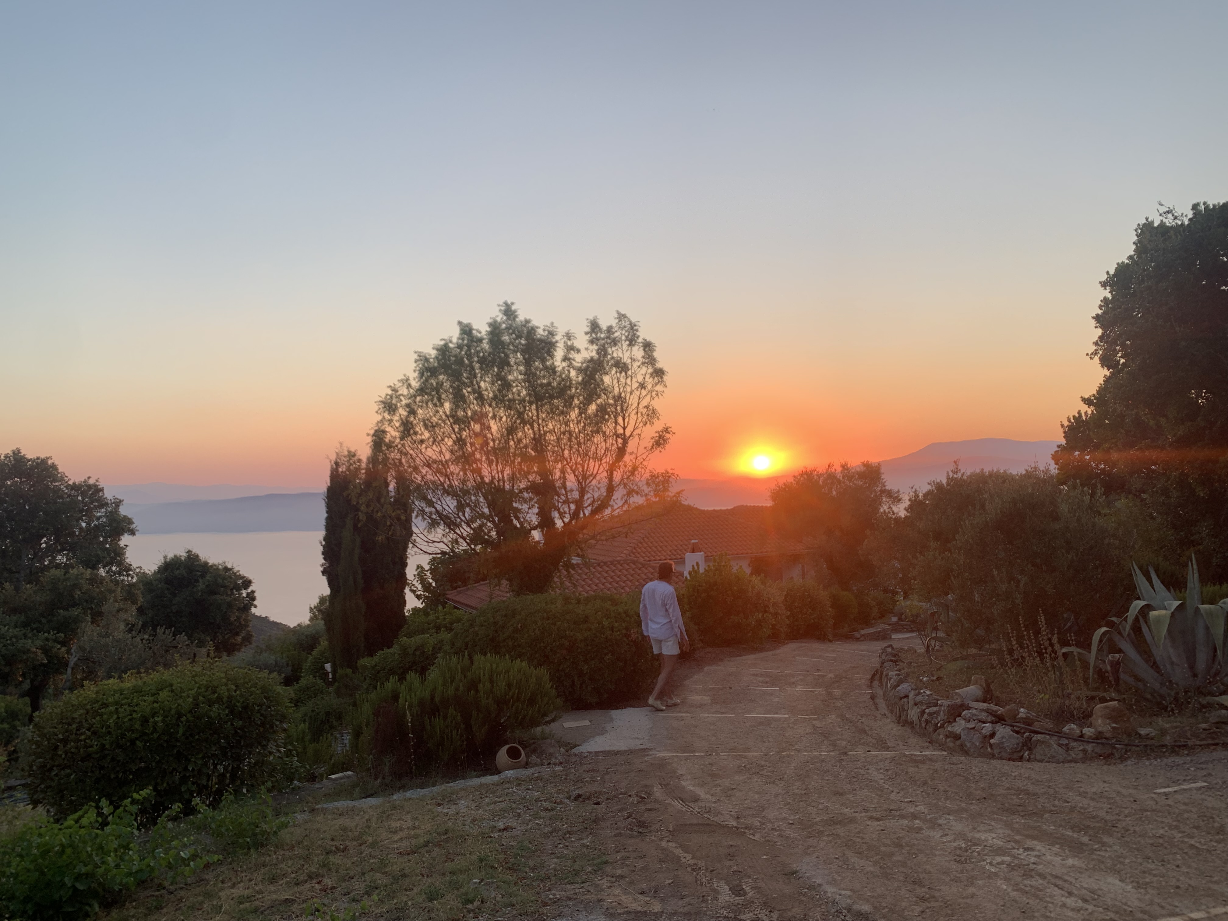 Villa Anassa overlooking the Aegean Sea in Skiathos